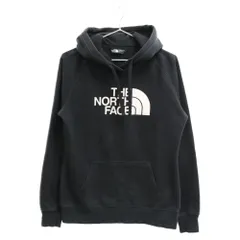 THE NORTH FACE (ザノースフェイス) フード フロントロゴ パーカー ブラックのサムネイル