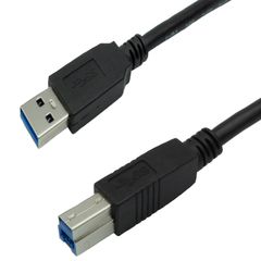 外付けハードディスク接続に最適! USB3.0 A オス－USB3.0 B オス ケーブル約70ｃｍ 外付けHDD ハードディスク 光学ドライブ接続に