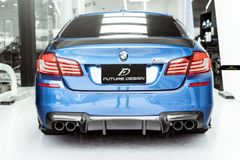 【FUTURE DESIGN】BMW 5シリーズ F10 セダン トランク用リアスポイラー 本物ドライカーボン DryCarbon エアロ カスタム