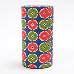 茶筒 日本製 はいからさん（L） 花文様 保存容器 ぽッ・かん ぽっかん ポッカン おしゃれ かわいい レトロ モダン 茶葉保存 保存缶 茶葉入れ コーヒー豆保存 和雑貨 ブリキ