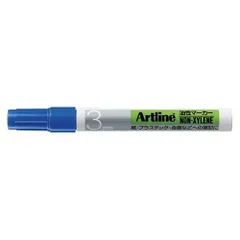 シャチハタ アートライン丸3（ノンキシ） 青K-70のサムネイル