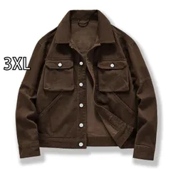 [3XL]秋冬 コーデ メンズ  服 シンプル ファッション オシャレ 大人 かっこいい 大きいサイズ ストリート 紳士服 アメリカン ヘビー レトロ ハイエンド ワークシャツ ハンティング ジャケット アウター カジュアル コート
