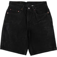 古着 00年代 リーバイス Levi's 550 RELAXED FIT ブラックデニムショーツ ハーフパンツ メンズw32相当/eaa578218