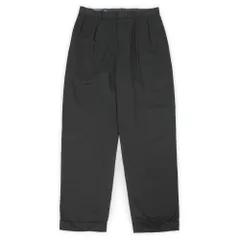 ポロラルフローレン POLO RALPH LAUREN 90s 90年代 2タック ポリエステルトラウザー 珍品 BLACK スラックス USA ヴィンテージ アメリカ 古着 メンズ パンツ ブラック 黒 W33 L32【中古】