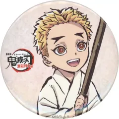 【中古】バッジ・ピンズ [単品] 煉獄千寿郎 57mm缶バッジ 「劇場版 鬼滅の刃 無限列車編 銀幕画集 豪華版」 同梱品 エアコミケ3グッズ