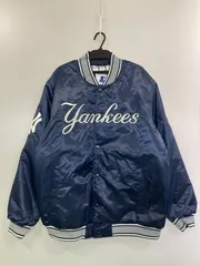 ★超美品レアカラー！スターターMLBニューヨーク・ヤンキースナイロンスタジャンM USA製 size:L【 NEW YORK YANKEES 】ニューヨーク・ヤンキース