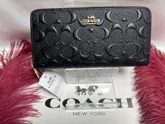 コーチ 財布 COACH 長財布 シグネチャー アコーディオン メンズ 財布 レディース 財布 アウトレット 贈り物 ギフトプレゼント 敬老の日 新品 未使用 ブランド ファッションA106 F53834