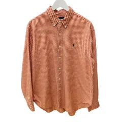 RALPH RAUREN ラルフローレン ギンガムチェック 長袖シャツ XLサイズ