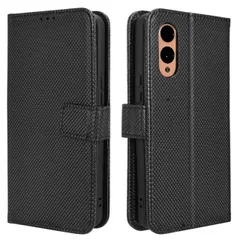 arrows We2 ケース 手帳 F-52E チェック柄 手帳 ケース 【Color】ブラック