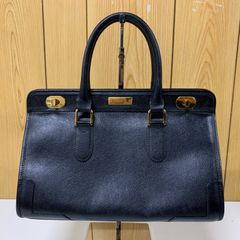 美品✨ MORABITO ハンドバッグ ターンロック ブラック フォーマル 
