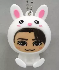 【中古】キーホルダー 神谷健太(THE RAMPAGE)/ウサギ(白色) NEW YEAR 2023 着ぐるみキーホルダー EXILE TRIBE STATION限定