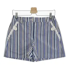 サイズ：M CALLAWAY キャロウェイ 2022年モデル キュロットパンツ ストライプ柄 ブルー系 [240101309974]# ゴルフウェア レディース ストスト