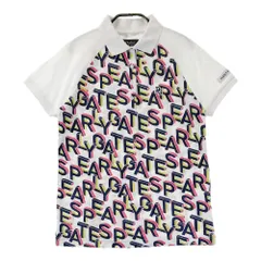 サイズ：1 PEARLY GATES パーリーゲイツ  半袖ポロシャツ ロゴ総柄 ホワイト系 [240101468992] ゴルフウェア レディース ストスト