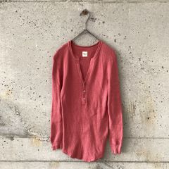 RonHermanサーモンピンクサーマルトップス＊コットンコットン100％