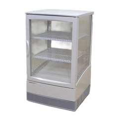 Panasonic パナソニック SMR-CZ65F 冷蔵ショーケース 冷蔵庫 全面ガラス 卓上型 65L 2重ガラス 業務用 EG15423・15954 中古業務家電 中古オフィス家電