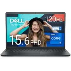 Dell ノートパソコン Inspiron 15 3520 15.6インチ Intel Core i7-1255U メモリ16GB SSD512GB Office 2021搭載 Window [Core i7 Office搭載/16GB/512GB/ブラック]