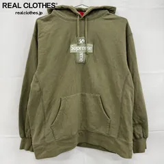 Supreme/シュプリーム【20AW】Cross Box Logo Hooded Sweatshirt/クロス ボックスロゴ フーデッド スウェットパーカー/ライトオリーブ/L