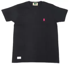 【中古】衣類 うさぎのぬいぐるみ(バーナビー・ブルックスJr.) VネックTシャツ ブラック Sサイズ 「劇場版 TIGER＆BUNNY-The Rising-×HTML ZERO3 Guttarelax」 プレミアムバンダイ限定