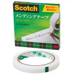 3M スコッチ テープ メンディングテープ 12mm×50m 大巻 810-3-12