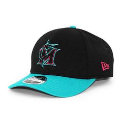 ニューエラ スナップバックキャップ 帽子 NEW ERA 9forty メンズ レディース MLB マイアミ マーリンズ フリーサイズ