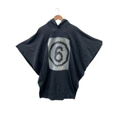【メゾンマルジェラ◆mm6】 エムエムシックス 半袖パーカー スウェット S サイズ グレー レディース トップス MaisonMargiela 2020 イタリア製 中古