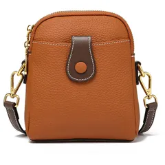 【新着商品】[Bearneko] スマホポーチ レディース ショルダーバッグ 本革 小さめ 斜めがけ お財布ショルダー 軽量 防水 バッグ スマホショルダーバッグ ファッション 女性 プレゼント