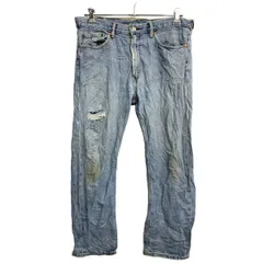 Levi's 505 デニムパンツ W36 リーバイス レギュラーフィット ビッグサイズ ライトブルー 古着卸 アメリカ仕入 2405-245