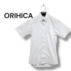 a0937 シャツ　ホワイト　カッターシャツ　オリヒカ　S　ORIHIKA　メンズ