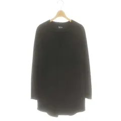ザ リラクス THE RERACS スナップボタン ウール ノーカラーコート 38 黒 /MI ■OSのサムネイル