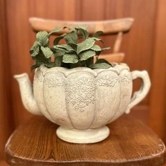№214 リメ鉢♡リメイク鉢♡ハンドメイド♡5号平鉢ばら - メルカリ