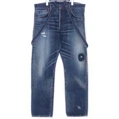 VISVIM Social Sculpture Denim Pants 15 Damage-21 W34 L30 インディゴ 0120205005015のサムネイル