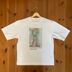 [Mサイズ] POPSOUND オーバサイズTシャツ/５分袖 (アート・芸術)ホワイト