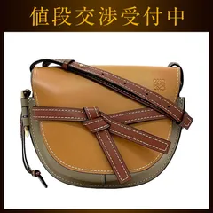 ロエベ ショルダーバッグ ブラウン ベージュ ゲート 321.54.T20