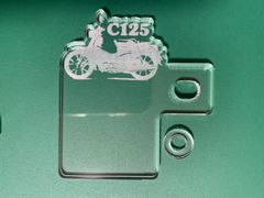 Super Cub C125 スーパーカブC125　自賠責プレート　シルエット