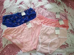 5枚セット ショーツのみ まとめ売り 無地＆花柄 レディース 下着 ランジェリー /mbm59-LL-Aset