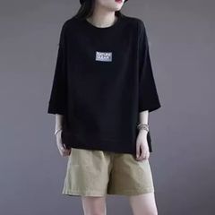 tシャツ レディース 半袖 韓国 おしゃれ ワンポイント ヒョウ柄 白 黒 紫 tシャツ レディース 半袖 韓国 おしゃれ ワンポイント ヒョウ柄