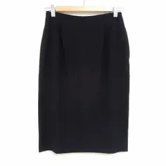 #anc フォクシーブティック FOXEY BOUTIQUE タイト スカート 40 黒 バックジップ レディース [907794]のサムネイル