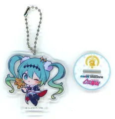 【中古】キーホルダー レーシングミク 2018ver. 「初音ミク GTプロジェクト アクリルキーチェーン Vol.2」