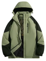 [Ｋａｙｉｙａｓｕ] ダウンジャケット メンズ フード付き 冬服 アウター 防寒ジャケット ダウン アウトウェア 中綿 ウインドブレーカー 大きいサイズ カジュアル 防風 暖かい アウトドア 登山