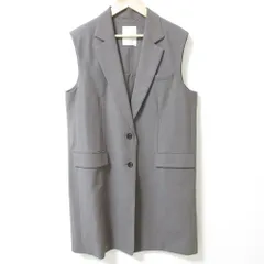 24AW エブール ebure ハイカウントドライウール ジレ ブラウス