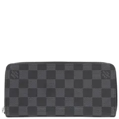 ルイヴィトン LOUIS VUITTON 長財布 ジッピー ウォレット ヴェルティカル ダミエグラフィットキャンバス ダミエグラフィット シルバー金具 黒 グレー ラウンドファスナー  N63095 RFID 【箱】【中古】