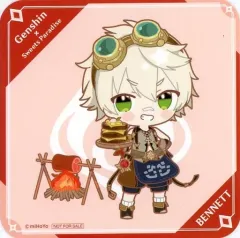 【中古】マグカップ・湯のみ ベネット ちびキャラコースター 「原神×SWEETS PARADISE -そよ風の饗宴-」 コラボドリンクメニュー注文特典