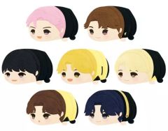 [중고] 봉제인형 마스코트·봉제인형 배지 전 7종 세트 [BTS(방탄소년단) 떡볶이 마스코트 Tiny TAN vol.2 Butter ver.]