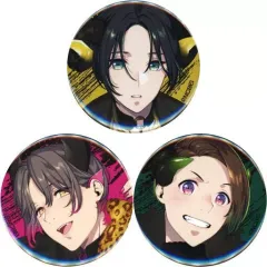 【中古】バッジ・ピンズ [単品] スケアクロウ＆ヘルベチカ＆モズ 描きおろし缶バッジ3個セット 「Switchソフト BUSTAFELLOWS season2 アニメイト限定セット」 同梱特典