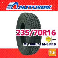 【AUTOWAY】 新品 235/70R16 サマータイヤ MOMO Tires M-TRAIL AT M-8 PRO 16インチ 1本売り 夏タイヤ オートウェイのサムネイル