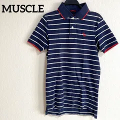 アバクロンビーアンドフィッチ　MUSCLE ポロシャツ　メンズ　S ボーダー