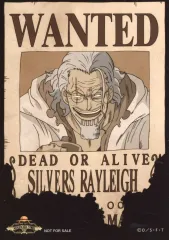 【中古】キャラカード シルバーズ・レイリー 手配書ブロマイド 「ワンピース」 麦わらストアポイントカード特典