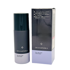 {正規品}ドクターへアミカ  ヘアカラーフォーム 80ml ブラック（医薬部外品）ムースタイプ白髪染め 男女兼用・サロン級仕上げ
