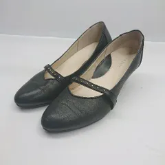 ◇ ⊂ BENEBIS ベネビス ヒールパンプス サイズ24EE ブラック系 レディース E  【1506300020537】