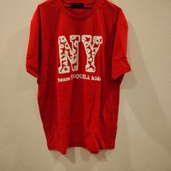 tem TEQUILA kids  Tシャツ  赤　白文字（NY）
